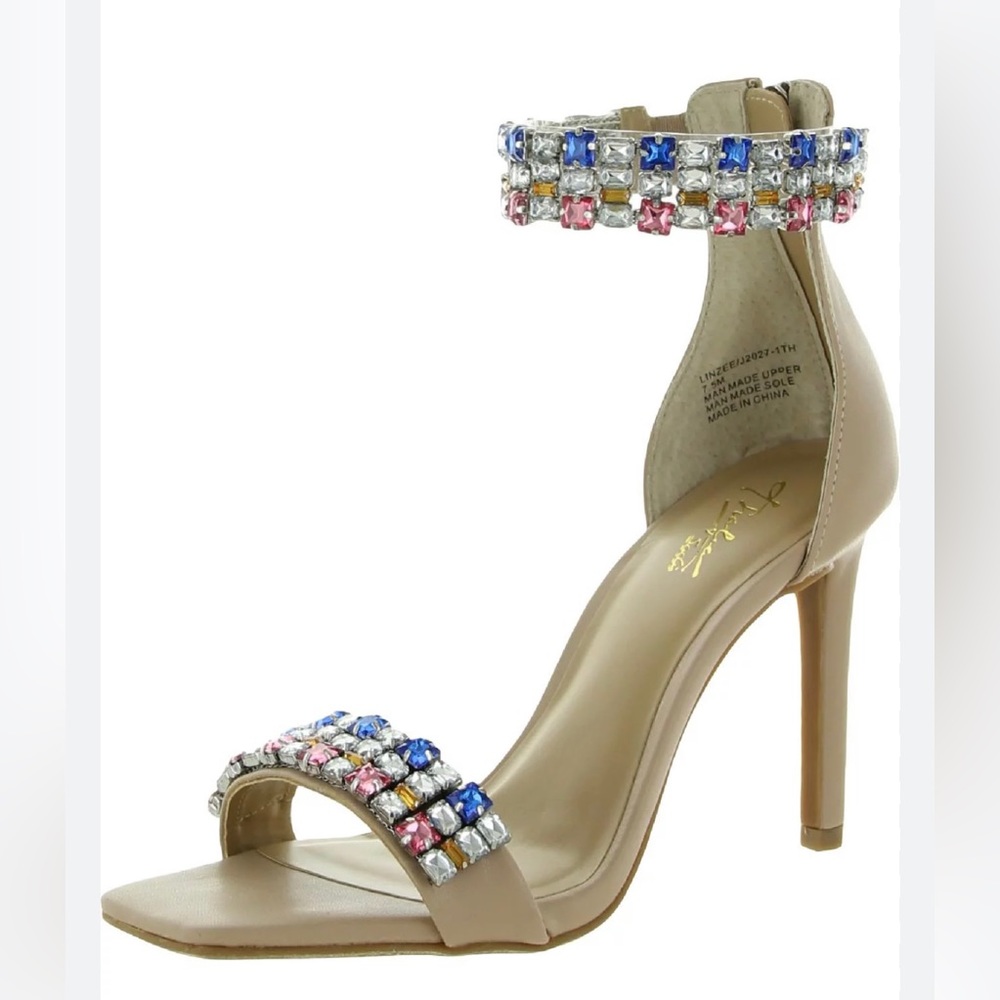 Thalia Sodi Women Linzee Embellished Zip Up Pumps